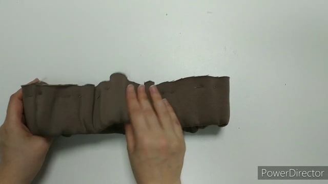 МК Как быстро и аккуратно сшить пояс из футера с резинкой shveinaya_muza
