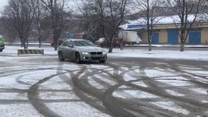 Зимний дрифт BMW f30 xDrive на лете