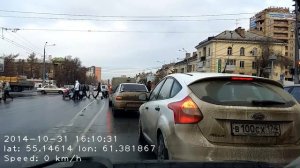 Проезд прямо с крайней левой полосы