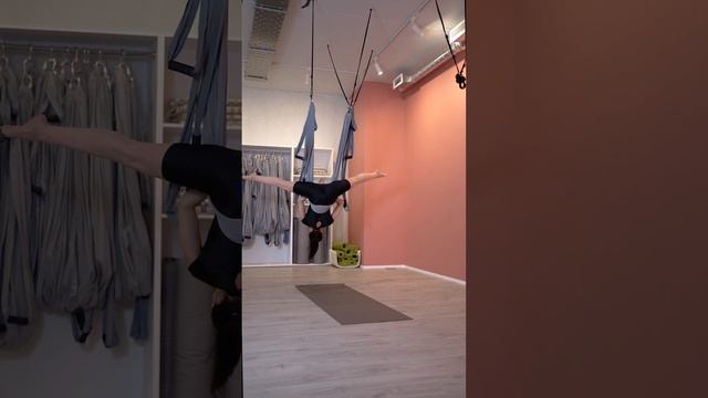 Легкость и ощущение невесомости, свободы. Все это про АЭРОЙОГУ смотреть онлайн