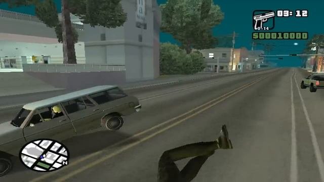 GTA SA. Призрачный Гонщик в Сан Андреас!