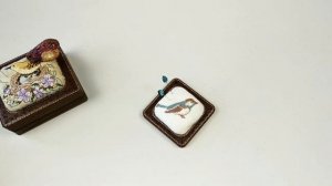 Подушечка #19 Игольница Микростежок Волшебная страна Готовая работа Вышивка крестиком