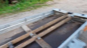 ложемент для перевозки лодки в грузовом прицепе,стапель для перевозки лодки