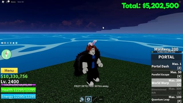 DEVIL FRUIT NOTIFIER Is OVERPOWERED Race V4 Update In Blox Fruits (Roblox) смотреть онлайн