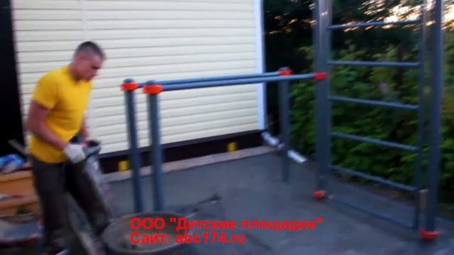 Установка спортивной площадки от компании ООО "Детские площадки"