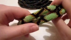 Жгут из бисера крючком