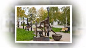 Памятник Петру Ершову и его сказке  Конёк-Горбунок в г. Тобольске