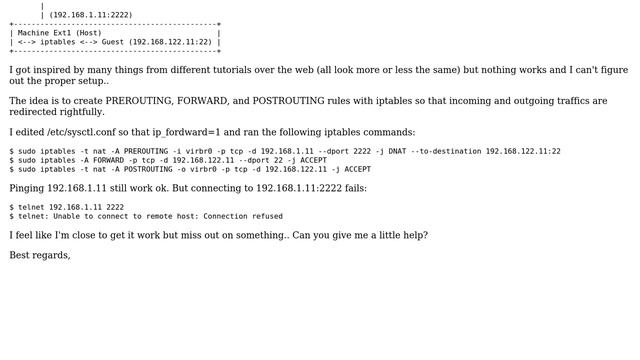 iptables forward traffic between two interfaces смотреть онлайн