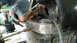 Ремонт кузова Мерседес!часть 1.