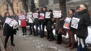 Latvia. AKCIJA LAILAS BRICES ATBALSTAM. Demo 19.03.2014 at the UK Embassy in Riga 