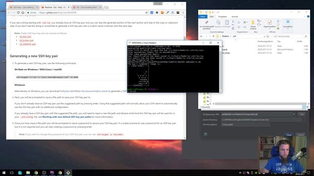 SSH Key für Git zu Windows hinzufügen | Gitlab Github Bitbucket uvm. смотреть онлайн