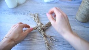 Делаем кисть из шпагата для декора своими руками/как сделать макраме кисть/Татьяна Абраменкова
