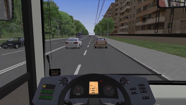 Игры.Покатушки по игре OMSI 2, карта Новобобруйск, марш.19с, автобус МАЗ-203.065, гос.АК 4760-7 смотреть онлайн