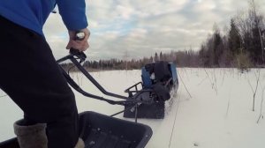 Мотособака мотобуксировщик "Мужик". Жизнь в деревне