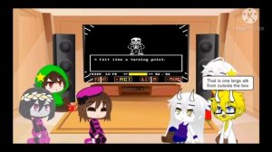 Storyshift react to Sans Undertale Hardmode FDY