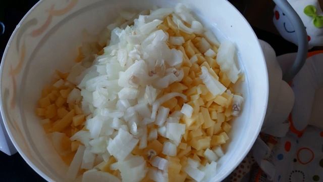 Готовим Ишпишмак. Треугольники с мясом и картофелем
