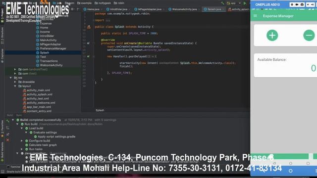 Expense Manager Android App Project | Android Projects Source Code Download | College Project