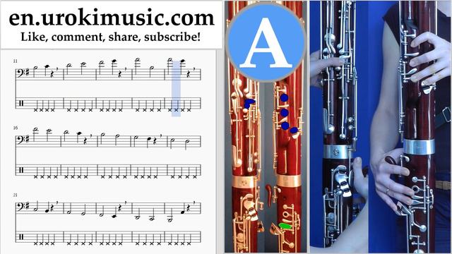 How to Play Bassoon The Pink Panther - Theme Song Tabs Part#1 exercises, scales um-i352 смотреть онлайн