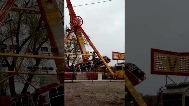 атракционн Эволюшн в Краснодаре (парк солнечный остров)