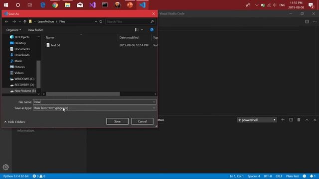 Install Visual Studio Code, python ide, python get started