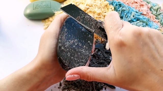 ASMR cutting soap. Satisfying video. АСМР резка мыла.