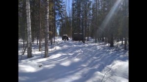 Вездеход ВЕДУН Тест лебедки Небольшое путешествие