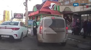 В Рязани на улице Грибоедова подрались водители