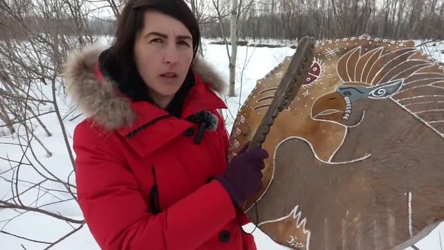 Алтайский бубен 58см с Грифоном смотреть онлайн