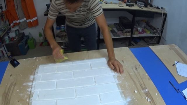 Как сделать стенку под кирпич! смотреть онлайн