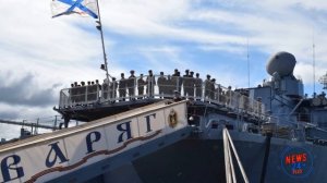 Ракетный крейсер «Варяг» встал на плановый ремонт