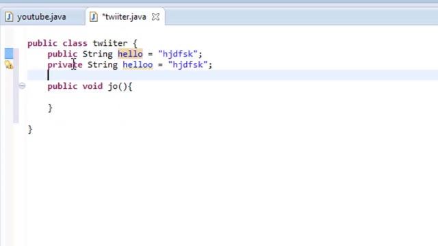 Java Programming Tutorial: 2.9 - Public, and Private смотреть онлайн