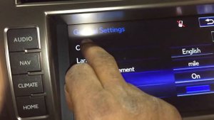 Lexus GX 460 2018-2020 clock adjustment