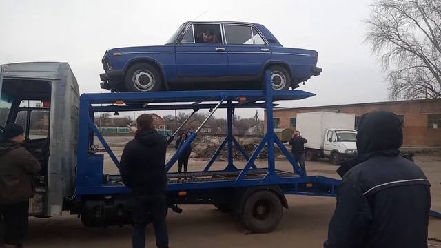 Переобладнання в евакутор-автовоз. Двоярусна платформа для евакуатора. смотреть онлайн