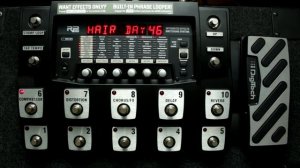 Гитарный процессор Digitech RP 1000 - Все заводские пресеты - All Factory presets
