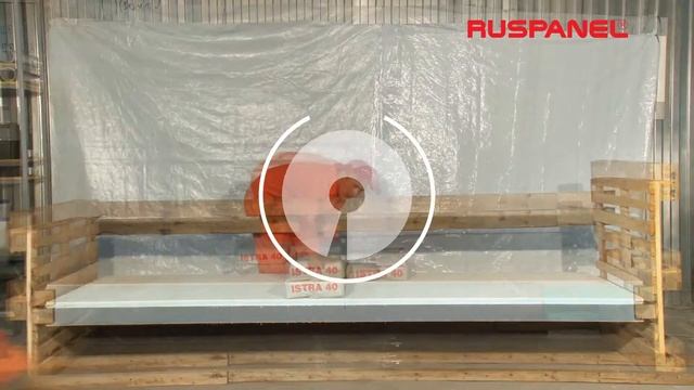 Руспанель. Испытание сэндвича СМЛ на механическую прочность