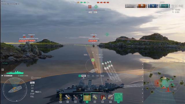 Benham in Brawls is soo much fun World of Warships смотреть онлайн