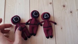 SQUID GAME! Игра в кальмаров. Crochet doll. Вязание крючком персонажей. Корейский сериал.