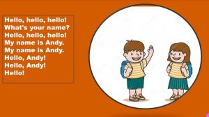The hello song by Graham Carolyn. English greetings for kids