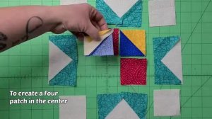 How to make a  Free Trade Star Quilt Block