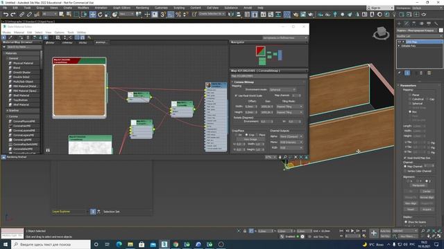19окт 9-5 Как в 3dmax наложить на объект текстуру нужного нам размера с помощью uvwmap или triplana