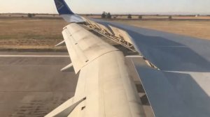 Приземление в Бишкеке (Landing in Bishkek, Manas)