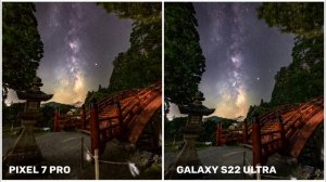 Google Pixel 7 Pro VS Samsung Galaxy S22 Ultra | Astrophotography Test in Pitch-Black Darkness