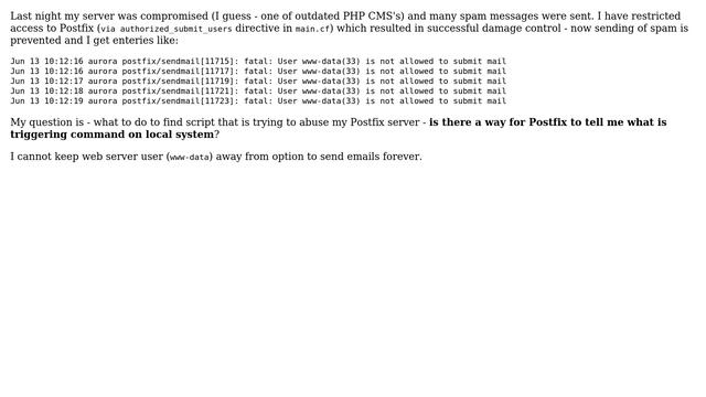 DevOps & SysAdmins: Find out exactly what (which php script) is trying to send spam from server смотреть онлайн