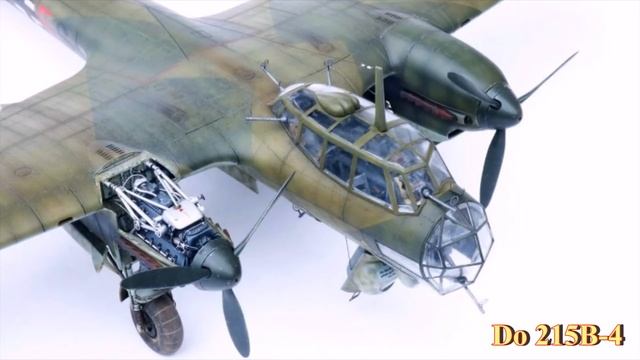 Немецкий разведчик бомбардировщик Do.215 смотреть онлайн