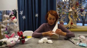 ⭐ Новогодняя игрушка своими руками - Елочка ?