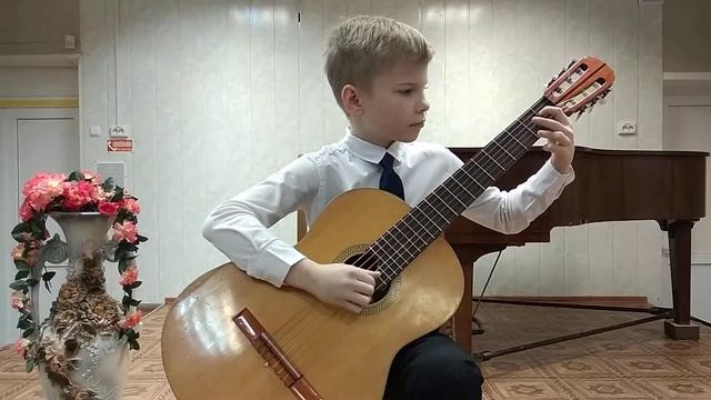 Комаров Пётр, 3 класс, ДМШ №10 г. Пермь. Ф.Карулли, "Рондо" (ССЫЛКА В ОПИСАНИИ)