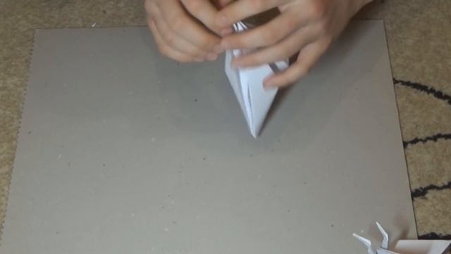 как сделать двойного журавля/оригами журавль. смотреть онлайн