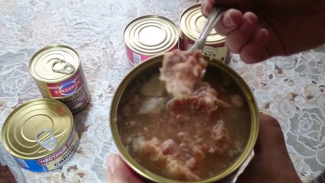 Консервы (Иваново) - Тушёнка. Обзор от Пашана! Что находится в банках? смотреть онлайн