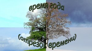 Стихотворение. Время года (отрезок времени)