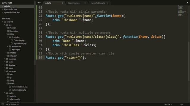 Laravel 8 routing | Laravel 8 routing tutorial|Laravel 8 For Beginners| Laravel 8 routing parameter